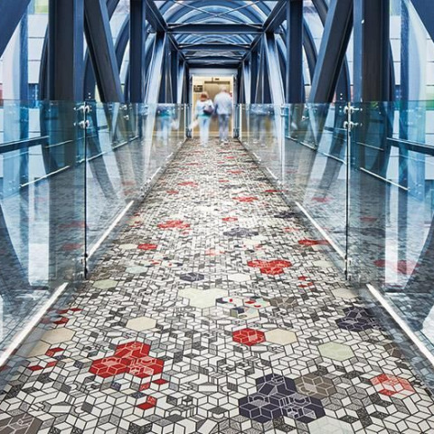 Forbo Modul'up 19 dB Graphic 9307UP4319 pastel kubik фото 3 | FLOORDEALER